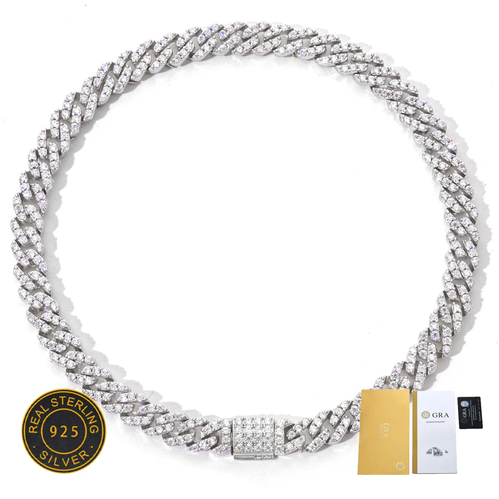 5mm VVS1 Moissanite Cuban Link