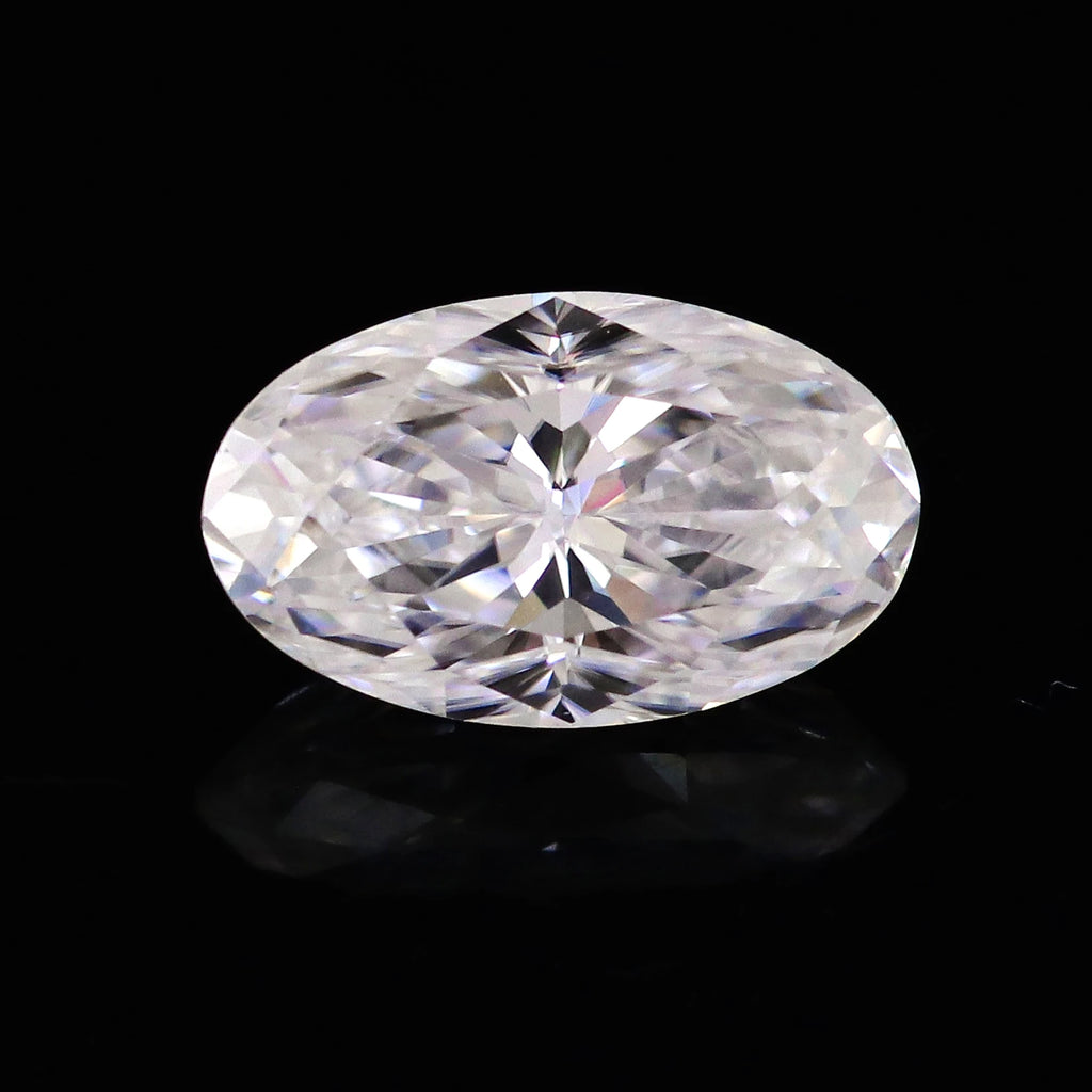 Moissanite Stone Oval Cut D Color VVS1 Hand Cut Oval Moissanite Loose Diamond