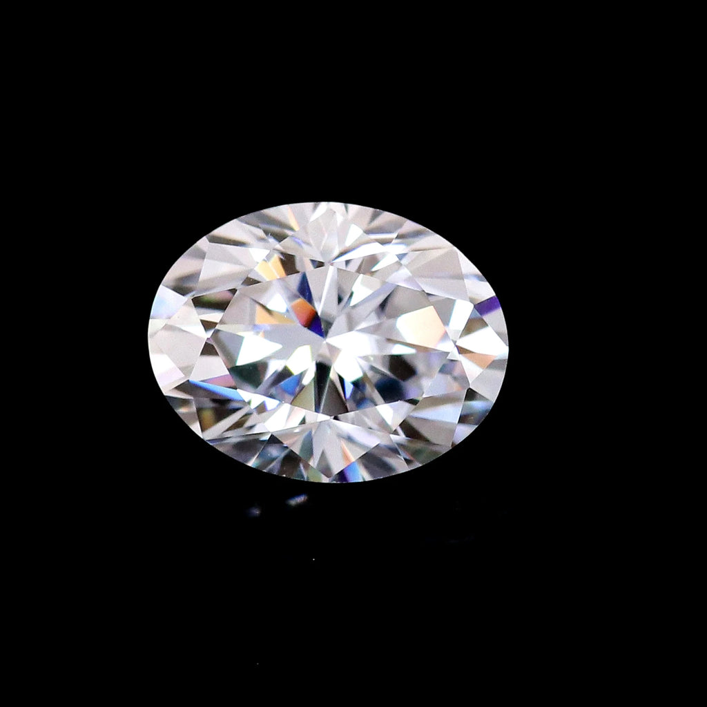 Moissanite Stone Oval Cut D Color VVS1 Hand Cut Oval Moissanite Loose Diamond