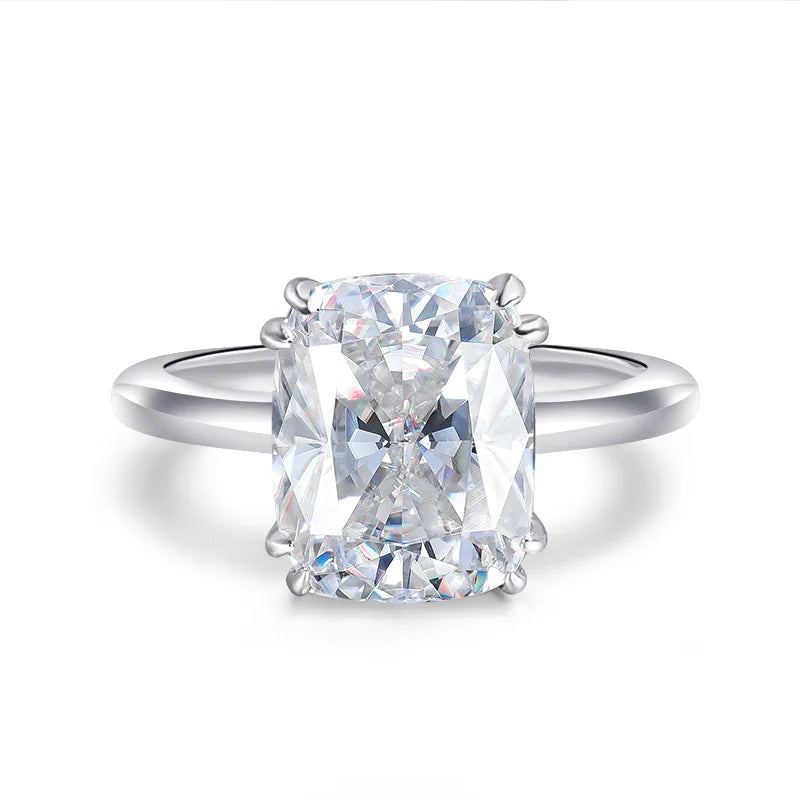 4 CT D Color Moissanite Ring For Women