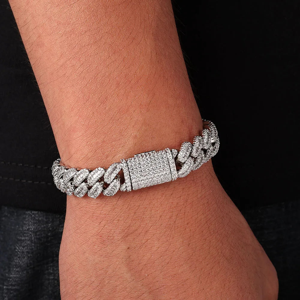 12mm VVS Moissanite Cuban Link