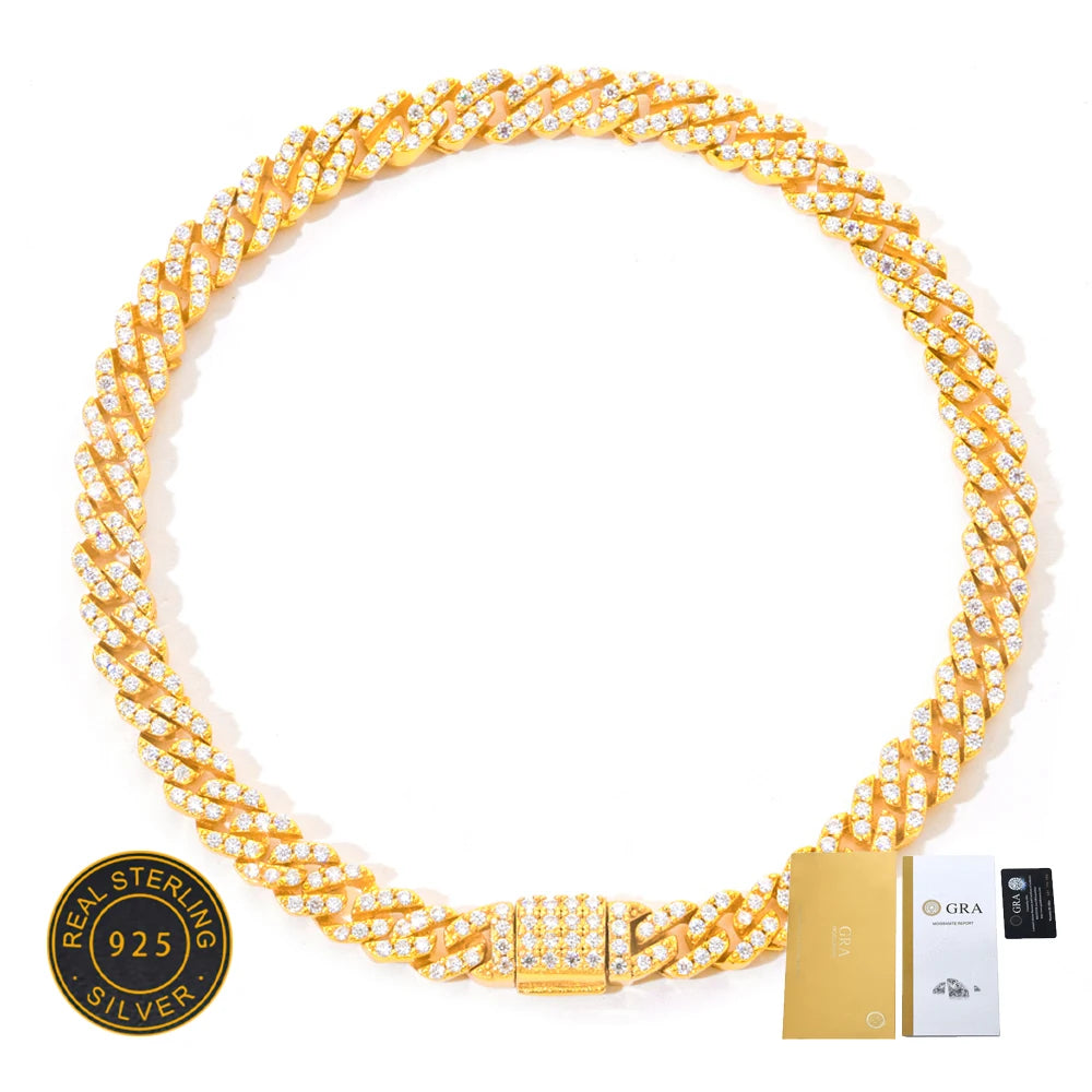 5mm VVS1 Moissanite Cuban Link