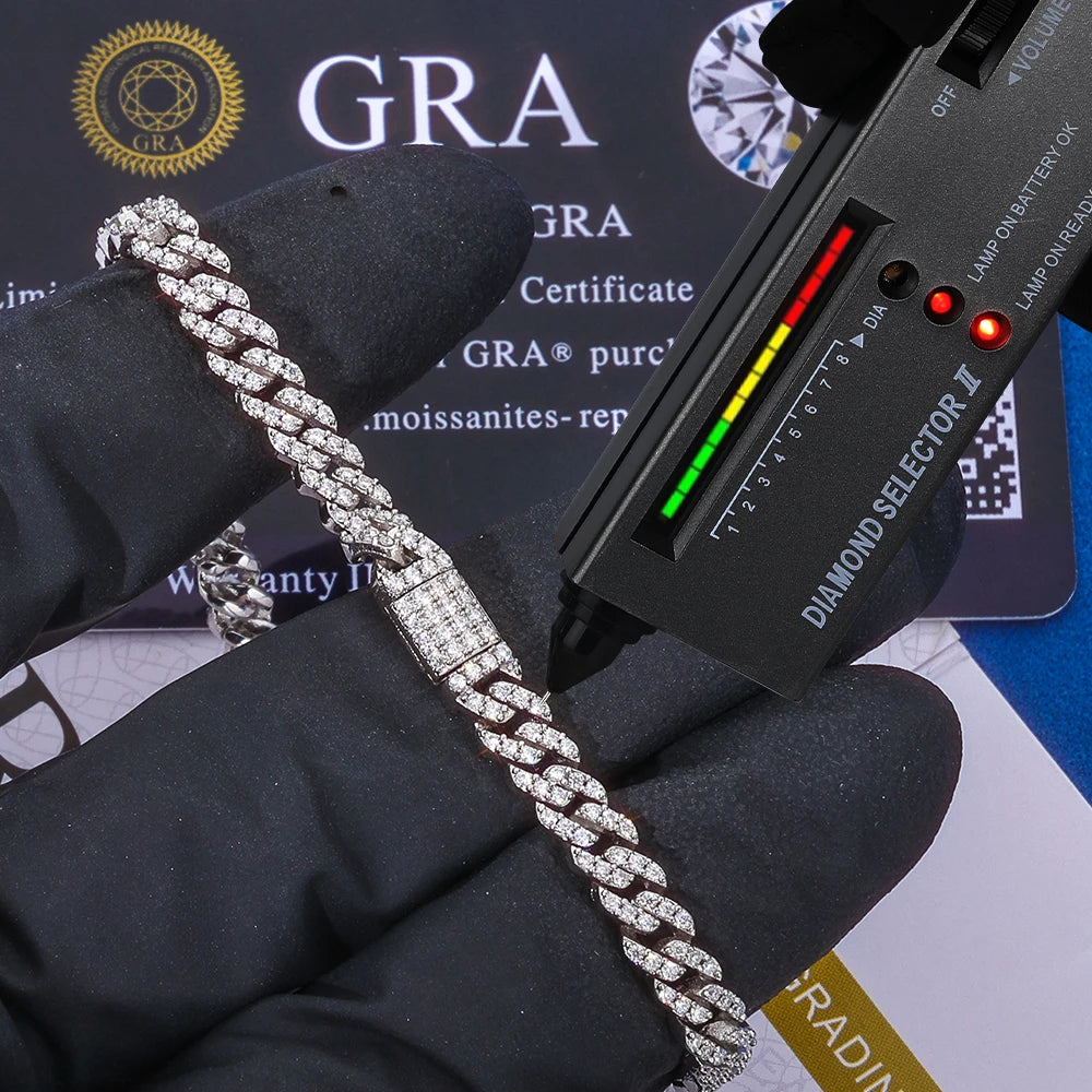 5mm VVS1 Moissanite Cuban Link