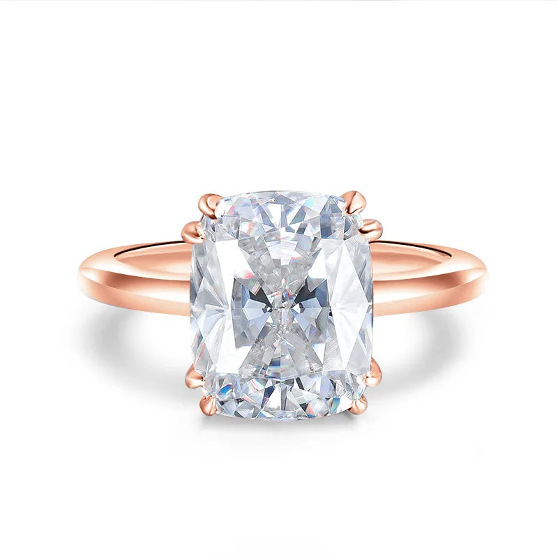 4 CT D Color Moissanite Ring For Women