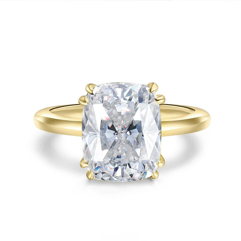4 CT D Color Moissanite Ring For Women