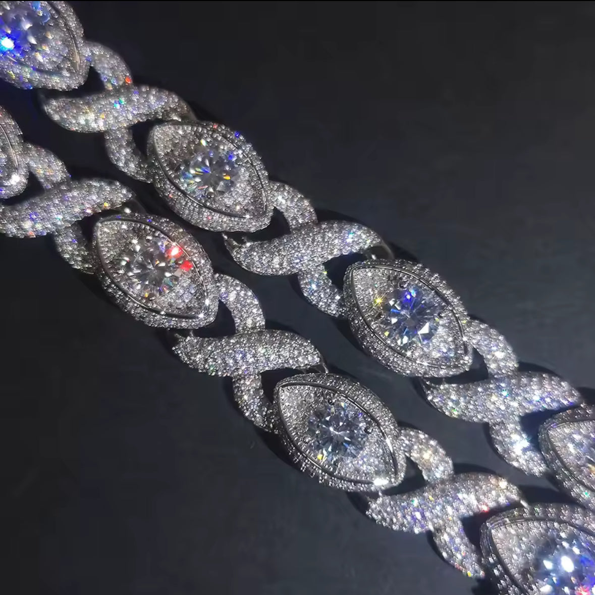 15MM CZ + Gold Filled Diamond Infinity Link Necklace/Bracelet