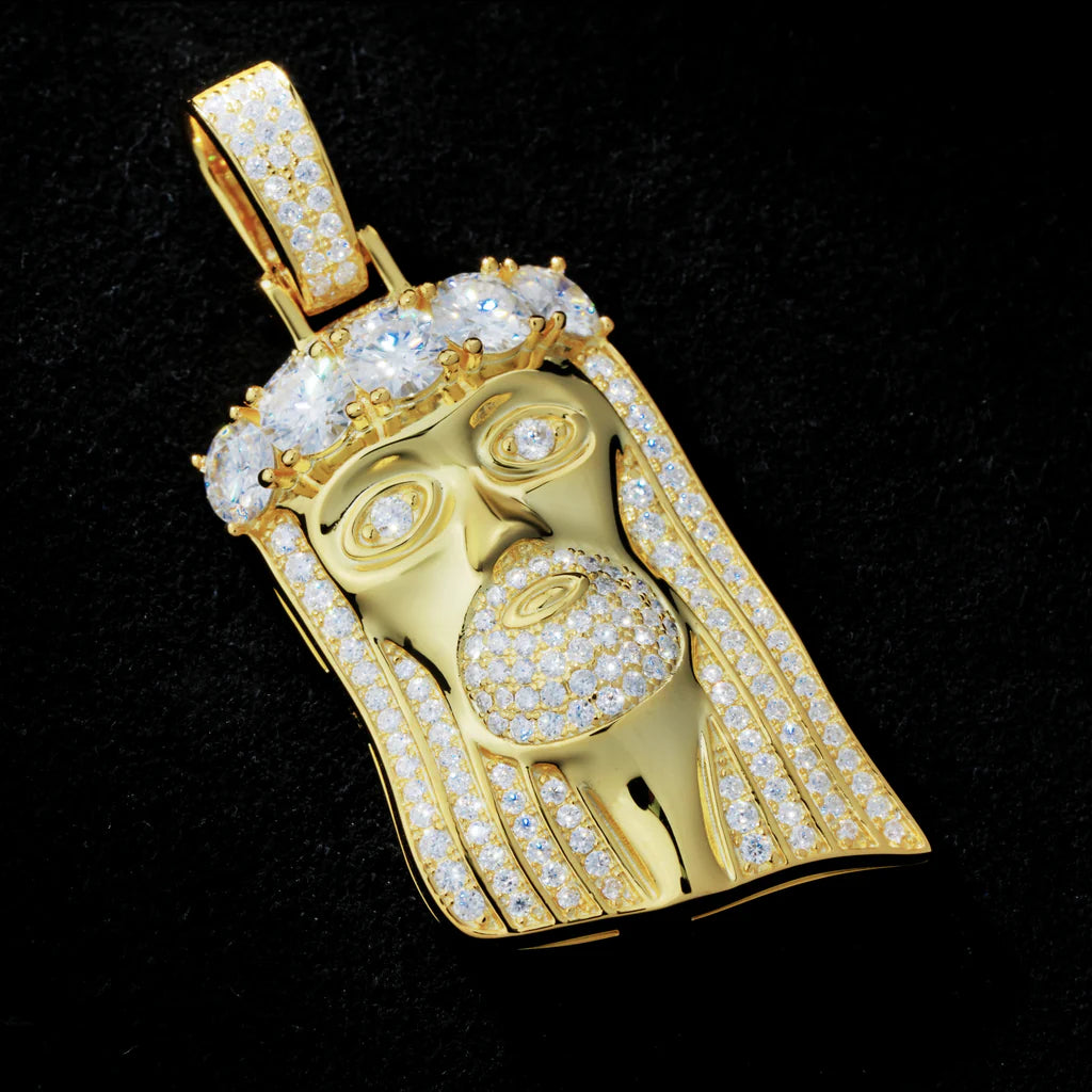 VVS1 Moissanite Jesus Pendant