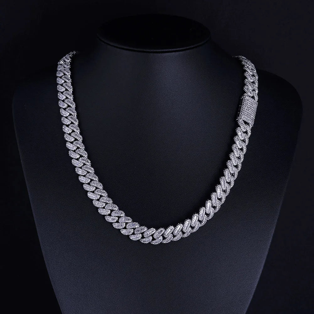 12mm VVS Moissanite Cuban Link