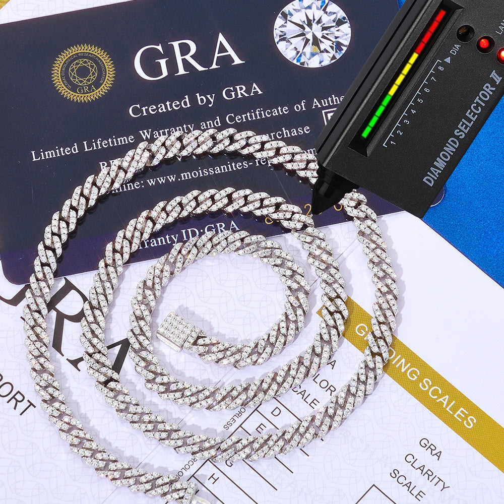 5mm VVS1 Moissanite Cuban Link
