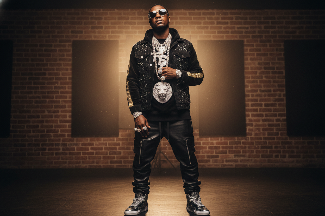 Future rapper wearing jewelry