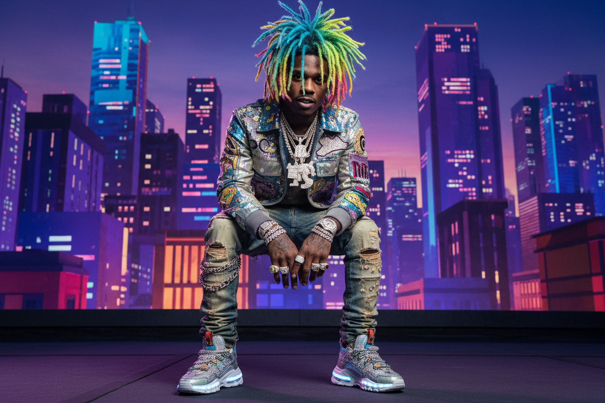 Lil uzi vert wearing jewelry