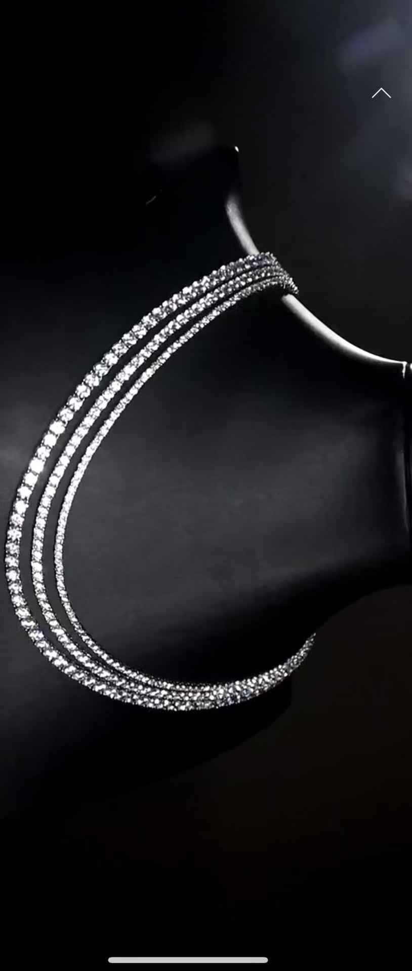 Tennis Necklace 2/3/4/5/6.5mm Moissanite or CZ