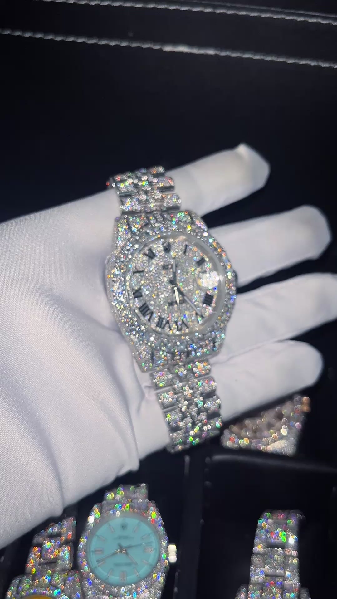 Silver Buss Down Jubilee Style Watch
